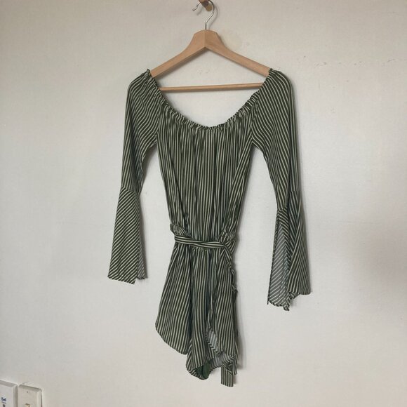 One piece Romper - green stripe - Silence + Noise size XS - Picture 4 of 15